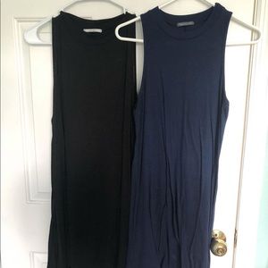 Tank top t shirt style dress